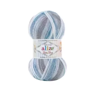 Alize Baby Best Batik 7540 szürke - kék