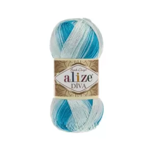 Alize Diva Batik 2130 kék melír