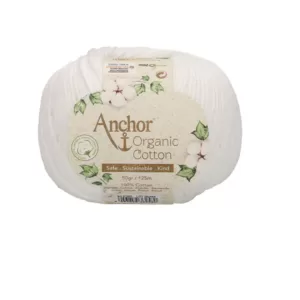 Anchor Organic Cotton 1331 fehér