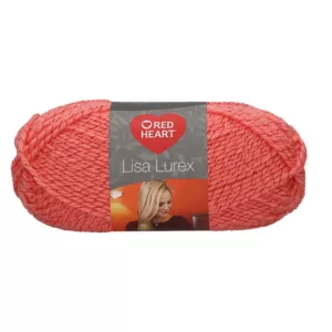 Red Heart Lisa Lurex 16 korall