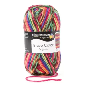 Schachenmayr Bravo Color 2085 szivárvány jacquard melír