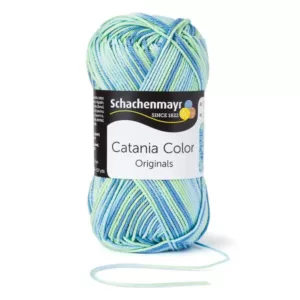 Schachenmayr Catania Color 53 kék - zöld melír