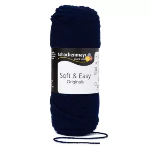 Schachenmayr Soft & Easy 50 sötét tengerészkék