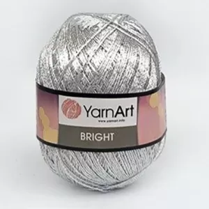 YarnArt Bright 104 barna - ezüst
