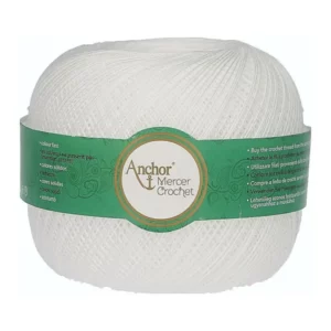 Anchor Mercer Crochet 7901 hófehér - 40/50g 4db