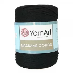 YarnArt Macrame Cotton 750 fekete