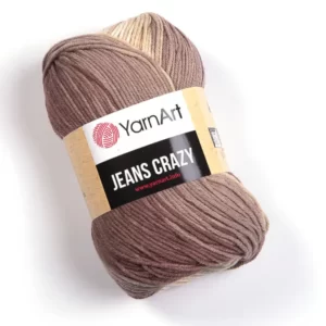 YarnArt Jeans Crazy 8201 tejeskávé