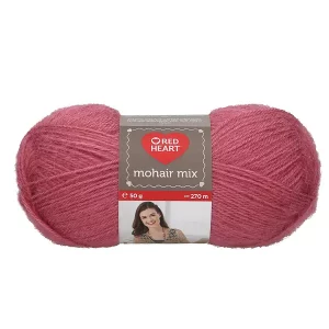 Red Heart Mohair Mix 6682 sötét rózsaszín