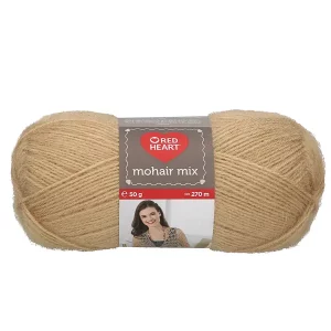 Red Heart Mohair Mix 6944 karamell