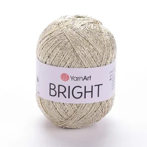 YarnArt Bright 121 törtfehér - ezüst