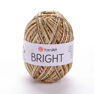 YarnArt Bright 227 fekete - arany