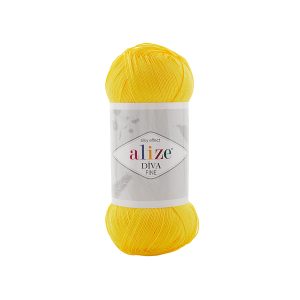 Alize Diva Fine 110 sárga