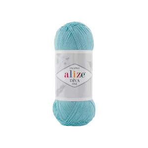 Alize Diva Fine 376 cián