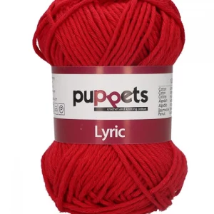 Puppets Lyric 7047 bíborvörös