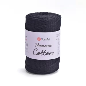 YarnArt Macrame Cotton 750 fekete